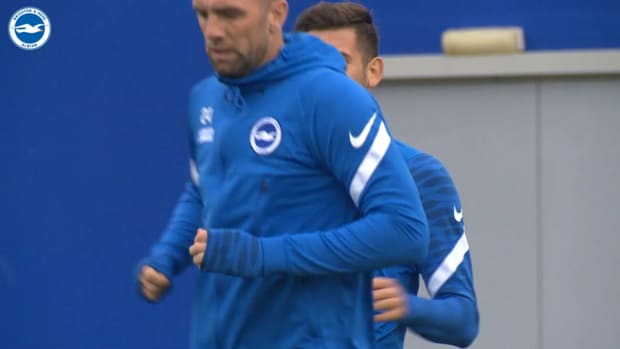 Brighton prepare to take on Arsenal